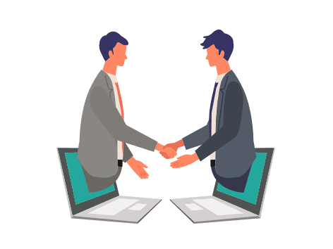 オンラインにて面談